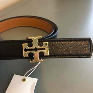 NWT Tory Burch Reversible Leather Belt size S